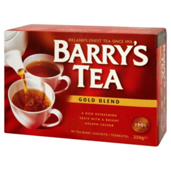 Picture of Barrys Gold Blend Tea 80s 250g x6